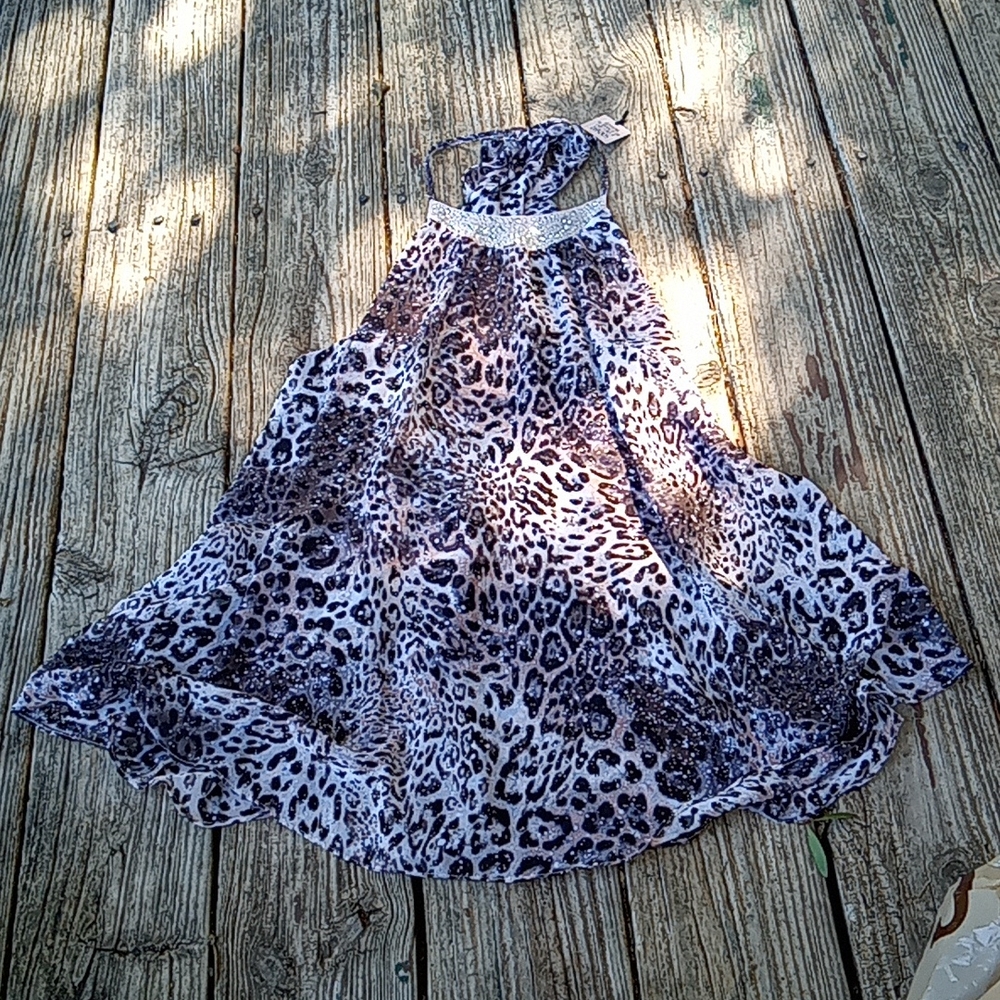 Victoria's secret tank top snow leopard print